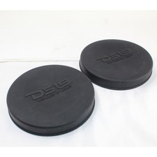 Pair of Black DS18 HYDRO 6" Silastic Marine Speaker Covers CS-6/BK OPEN BOX