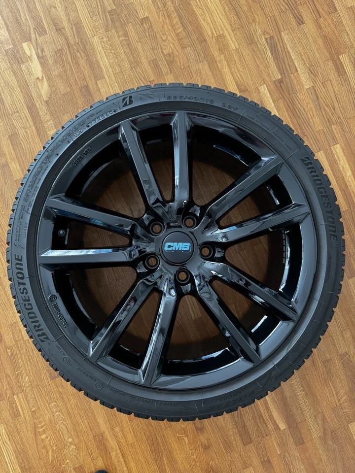 4 x Winterkompletträder CMS C27 8x18 ET45 Bridgestone Blizzak 225/40 R18 =1 Satz - Bild 2 von 4
