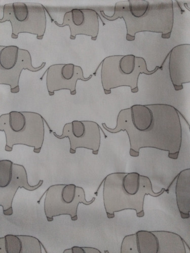 John Lewis Nursery Elephants Fabric - Picture 1 of 5