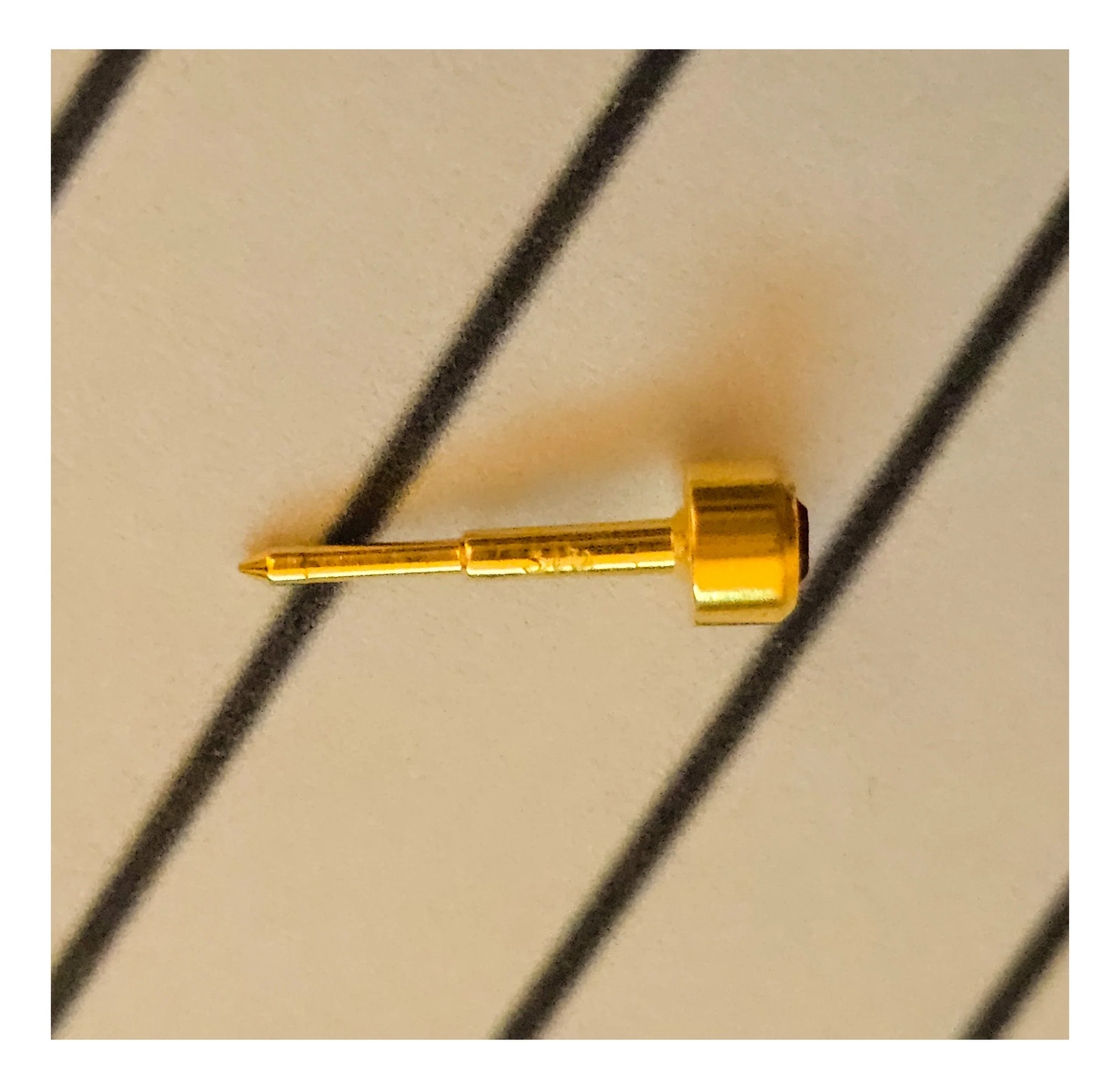 9ct Yellow Gold Ruby Red Bezel Stud Earrings - image 15