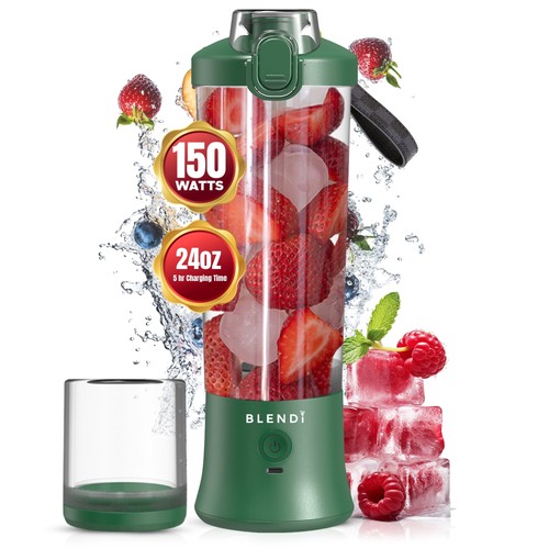 Blendi X Personal Blender, 24 oz BPA-Free Travel Bottle, 150W Motor with Pulse