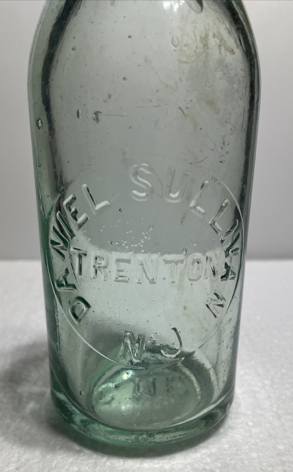 Daniel Sullivan Trenton N.J. New Jersey Blob Top Beer Bottle