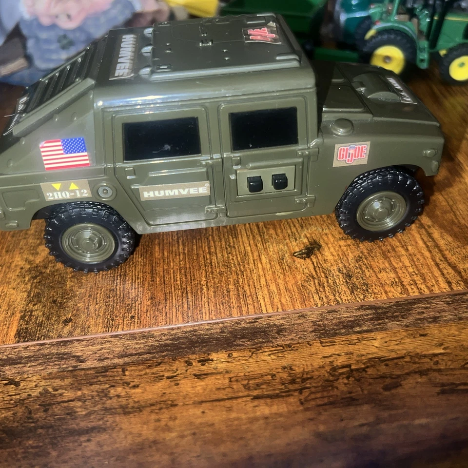 GI Joe MILITAR U.S. Army Hummer HUMVEE GREEN Hace Sonidos, Probado y Funciona Foto 3 de 4