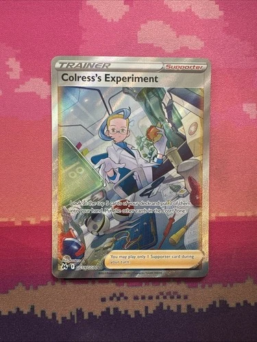 Pokemon Card Colress's Experiment GG59/GG70 Ultra Rare Crown Zenith Near Mint