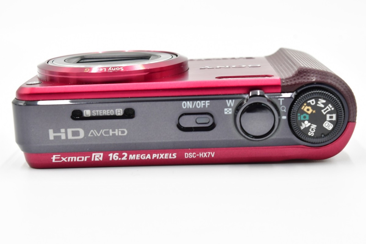 SONY ソニー デジタルカメラ CyberShot DSC-HX7V レッド ⏯️[Near Mint] SONY Cyber-shot DSC-HX7V Digital Camera Red