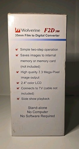 Wolverine F2D 300 35mm Slide or Film to Digital Converter - No Computer Required - Picture 4 of 6