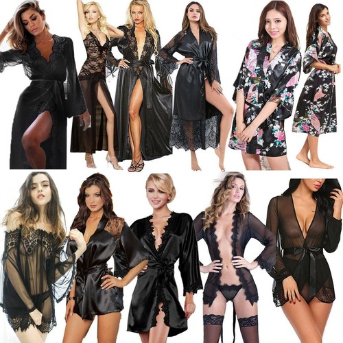 Sexy Women Lingerie Dress Lace Babydoll Nightwear Bedroom Outfits Sleepwear - Picture 2 of 43