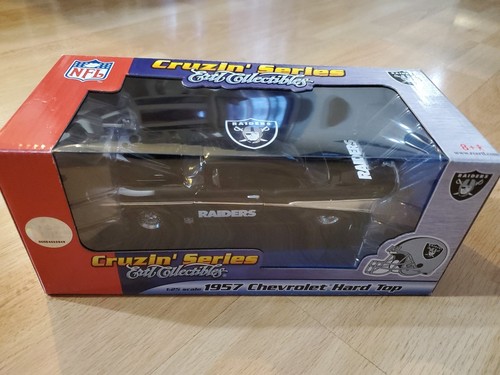 NFL Las Vegas Raiders 1957 Chevy Hard Top Diecast - Picture 2 of 3