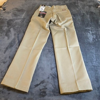 Dickies 874 Original Fit Work Pant Mens 29x30 Khaki Tan Wrinkle