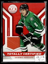 2013-14 Panini Totally Certified Jerseys Red Shawn Horcoff Dallas Stars #TC-SH