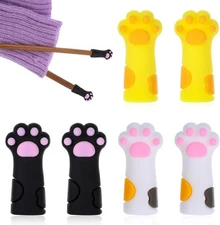 6Pcs Knitting Needle Stoppers, Colorful Knittings Point Protectors for Knittings