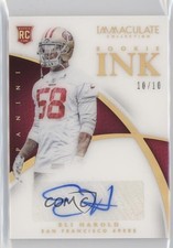 2015 Panini Immaculate Rookie Ink Gold /10 Eli Harold #RI-EH Auto RC