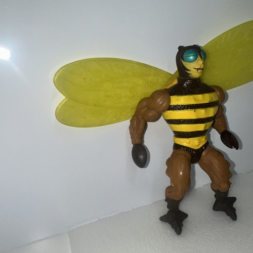 Vintage 1983 Mattel Buzz Off 6” Action Figure He-Man Masters of the Universe Bee - Picture 2 of 8