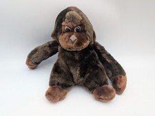 Brown Gorilla Ape Monkey Plush 10 Inch Stuffed Animal Toy