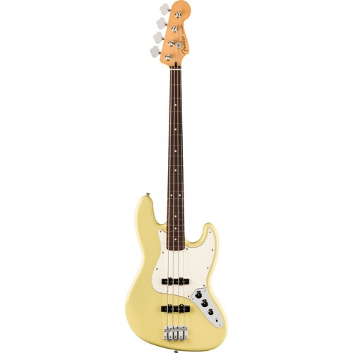 Used Fender Player II Jazz Bass Rosewood - Hialeah Yellow - Picture 2 of 3