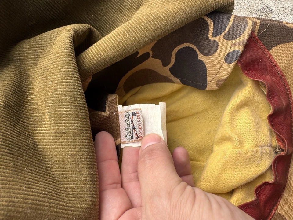 Vintage Cabelas Duck Camo Hunting Hat - Image 3 of 4