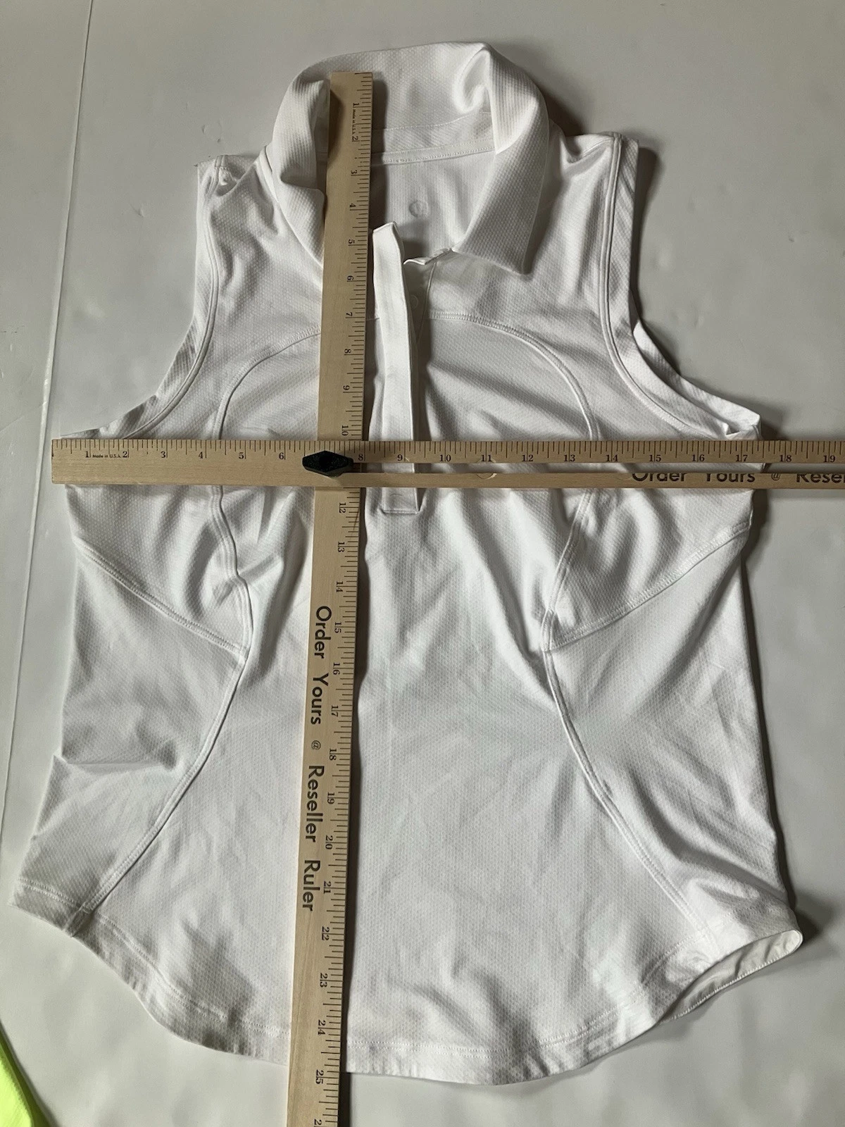 lululemon 1/4 zip sleeveless running athleisure shirt