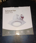 Bathroom Exhaust Fan with Light, P125 Upgraded Fan with 30W 3 Color LED Lighting