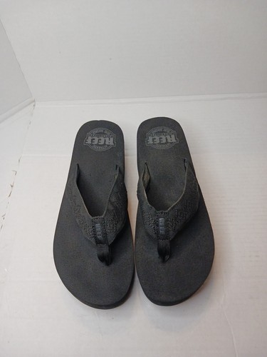 Sandali infradito Reef Sandy Hi Platform neri donna taglia 8 nuovi senza etichette - Foto 2 di 6
