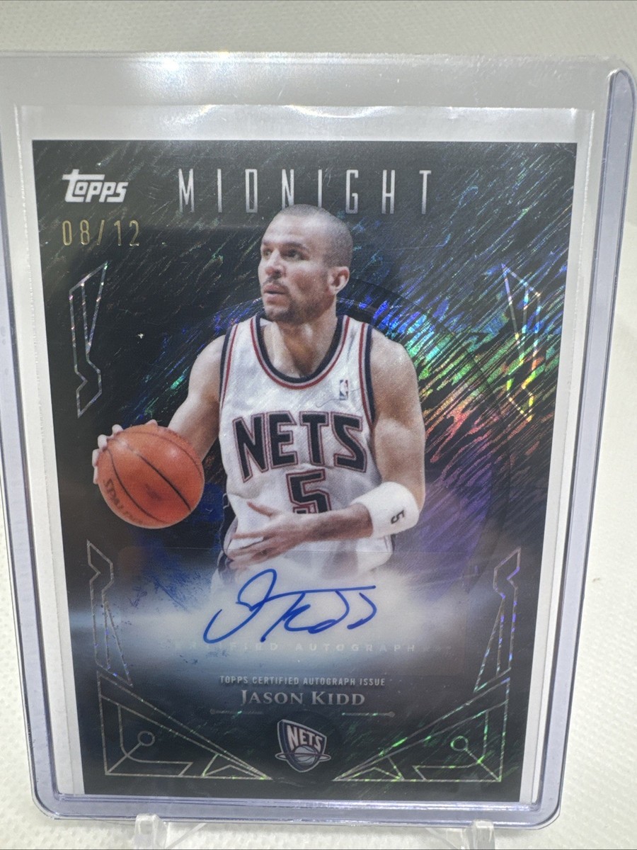 NBA マクファーレン　ブリスターサイン入　証明書　ジェイソン　キッド 2025-26 Topps Midnight - Midnight Sun Signatures Shimmer Jason