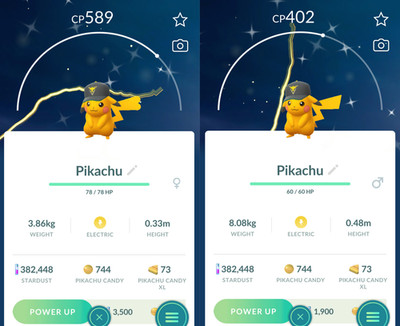 Shiny Pikachu wearing a Instinct Team black hat Go Fest 2026 Chicago - Trade