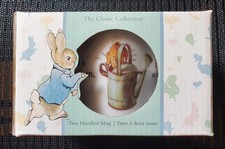 Vintage Collectable: Peter Rabbit 2 Handled Child’s Mug-Wedgewood- New in Box