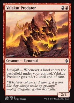 Valakut Predator Battle for Zendikar Lightly Played, English