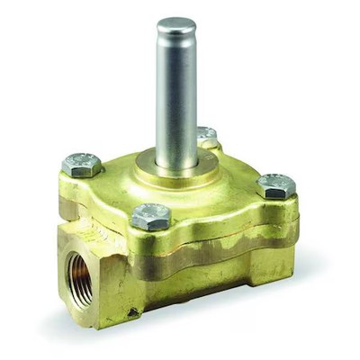 Dayton 007132 Brass Steam Solenoid Valve Less Coil, Normally Closed, 1/2 In