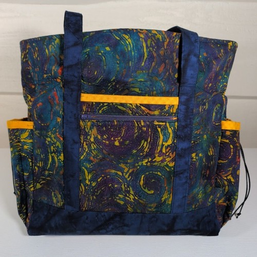 Hand Crafted Utility Tote for teacher, knitter, crafter