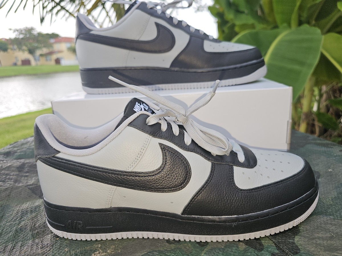 Size 13 Nike Air Force By You Custom Mens Shoes Black and Grey - Main Image
