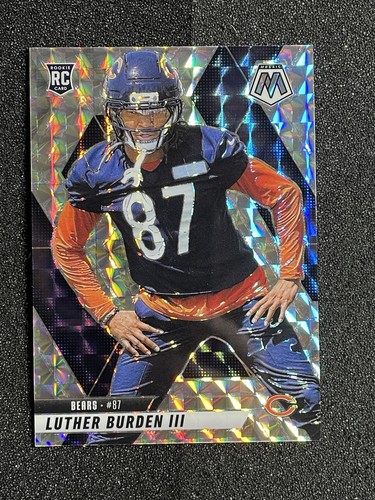 2025 Panini Mosaic Silver Mosaic RC #383 Luther Burden III Bears