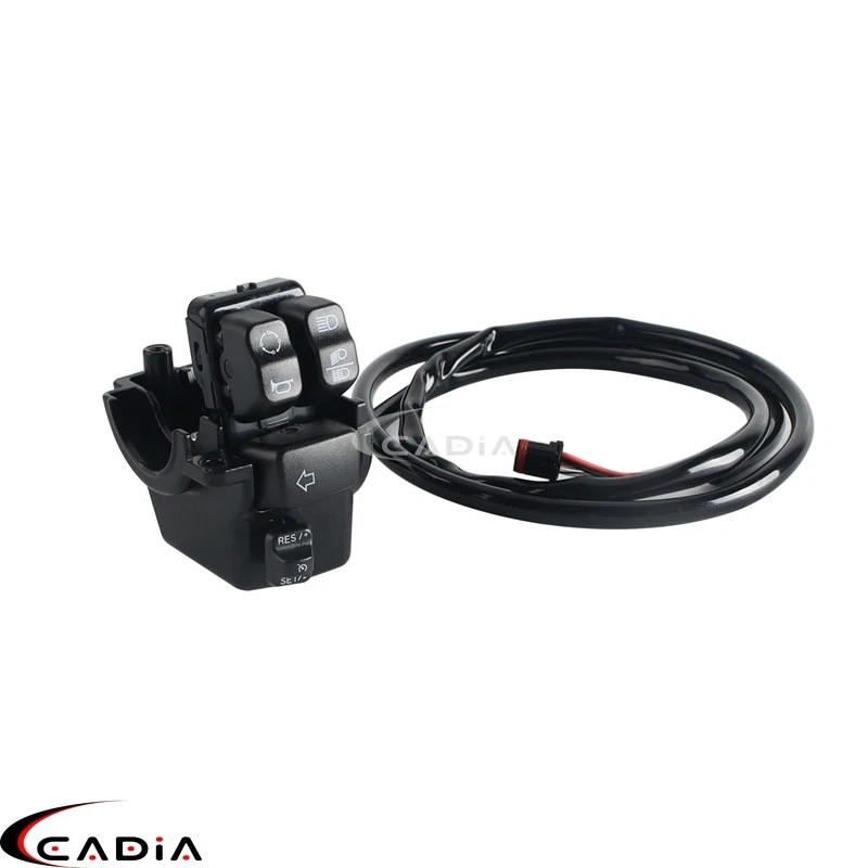 Kit de control de crucero para Harley-Davidson apto para Softail Low Rider Street Bob Fat Boy Foto 3 de 4