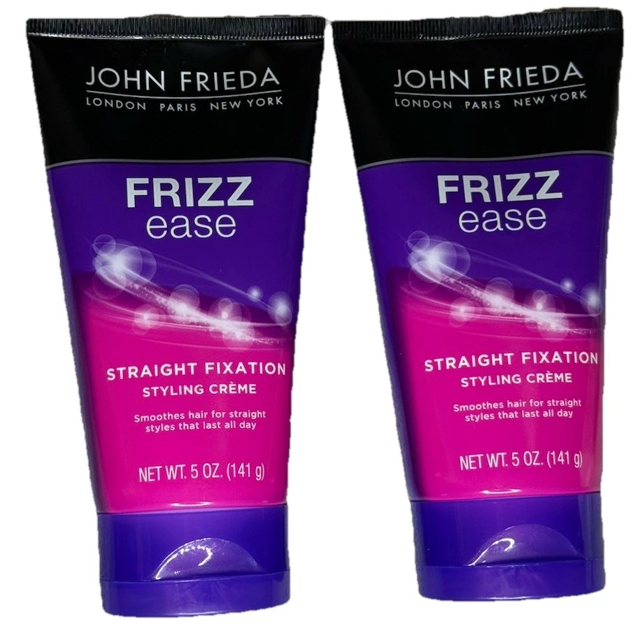 2 件 JOHN FRIEDA Frizz 缓解直定型面霜,5 盎司 ea, — 第 3/4 张图片