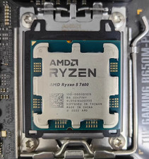 AMD Ryzen 5 7600 R5 7600 AM5 CPU Processor 6-Core 12T 3.8 GHz 65W 32MB Desktop