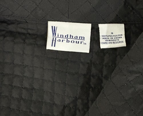 Black Blazer Lightweight Open Front LS Waffle Sz S All Weather Staple Travel - Picture 2 of 11
