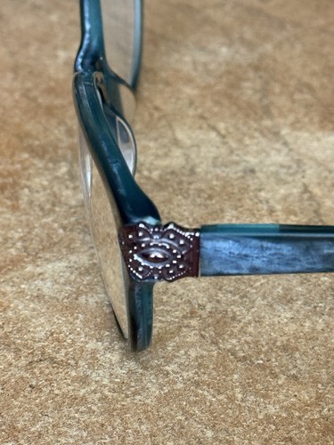Cote D'azur Boutique Boutique-198 C1 DARK TEAL EYEGLASSES FRAME 53-16-135 - Picture 14 of 19