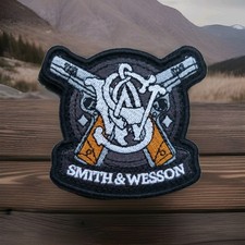 Patch Klett Smith & Wesson 8x7 cm Gestickt