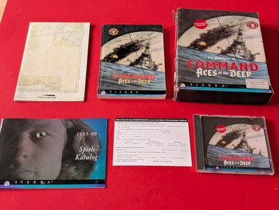 Retro PC Spiel Command Aces of the Deep in der Original Big Box !!!