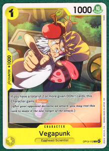 Vegapunk OP13-112 Carrying On His Will Common One Piece TCG