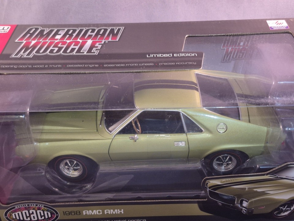AMC AMX 1968 Miniature Auto World 1/18 - Neuve Sous Boîte