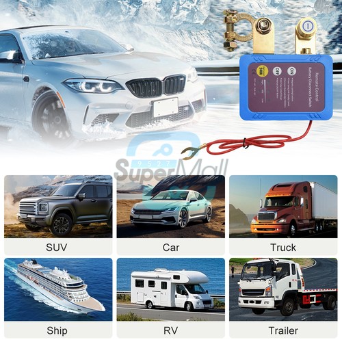 Remote Battery Disconnect Switch 12V 240A Battery Kill Switch for Auto RV ATV - Bild 8 von 24