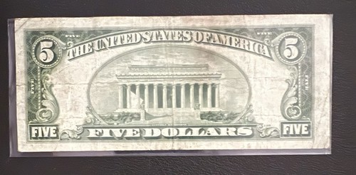 *12344577* Ladder Serial $5 Blue Seal Star Note 1953 - Picture 2 of 2