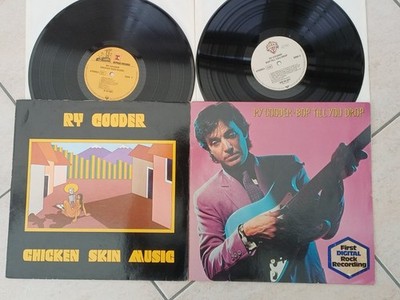 RY COODER - 2 LP -  Chicken Skin Music + Bop Till You Drop