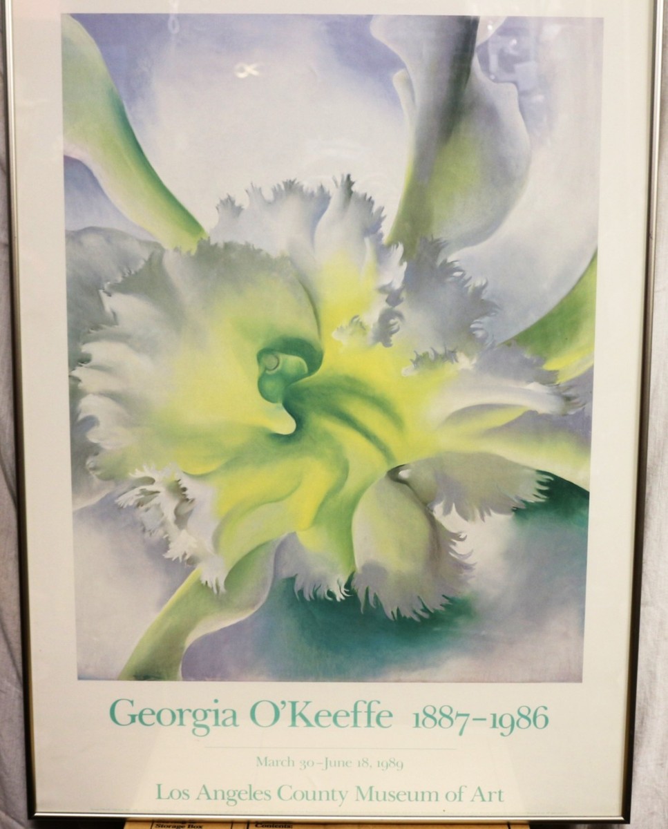 Georgia O'Keeffe 1989 Exposition Poster Los Angeles Museum of Art