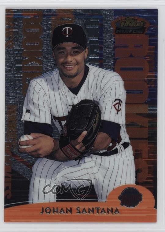 2000 Topps Finest Rookies 2261/3000 Johan Santana #262 6h1