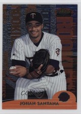 2000 Topps Finest Rookies 2261/3000 Johan Santana #262 6h1
