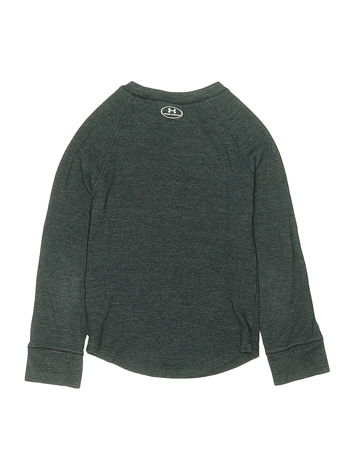 Under Armour Girls Green Long Sleeve T-Shirt 6X thumbnail 2