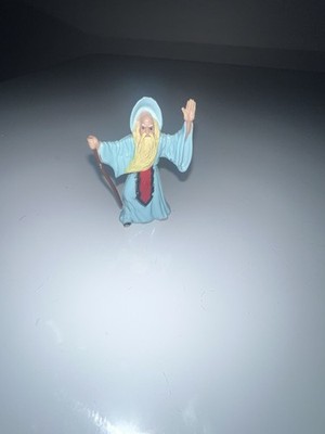 2'' RINGLERUN Mini Figure vintage 1983 LJN Dungeons & Dragons Wizard Broken Staff