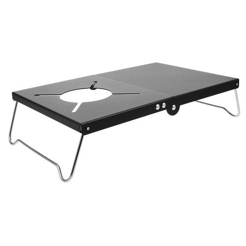Folding Table Grill Stands Side Lightweight Camping Charcoal Cooking Gear