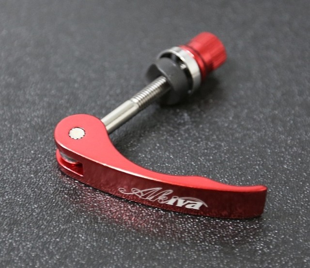 BIKE BICYCLE ALUMINUM SEAT QUICK RELEASE BINDER BOLT ANODIZED RED eBay